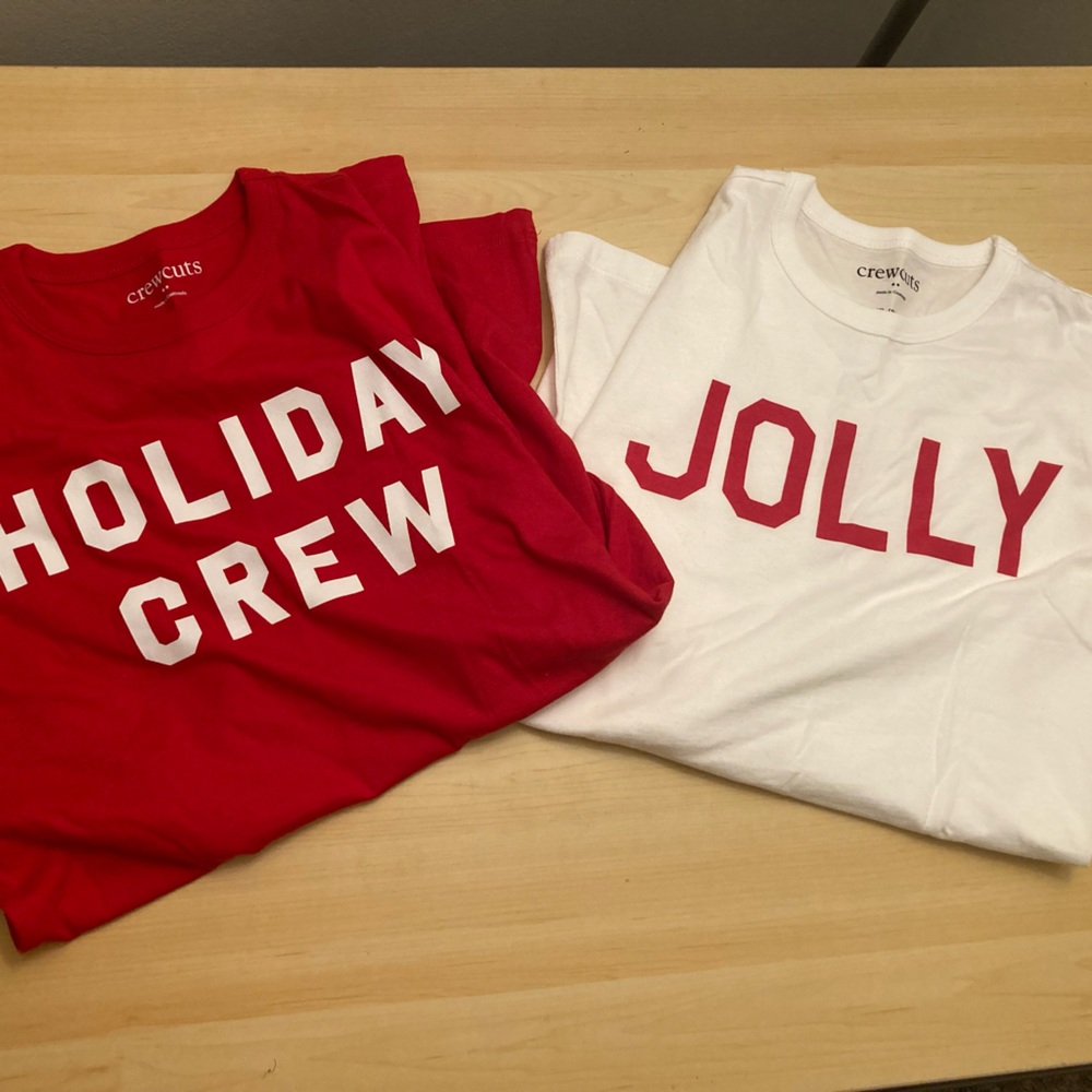 J.Crew Christmas shirts